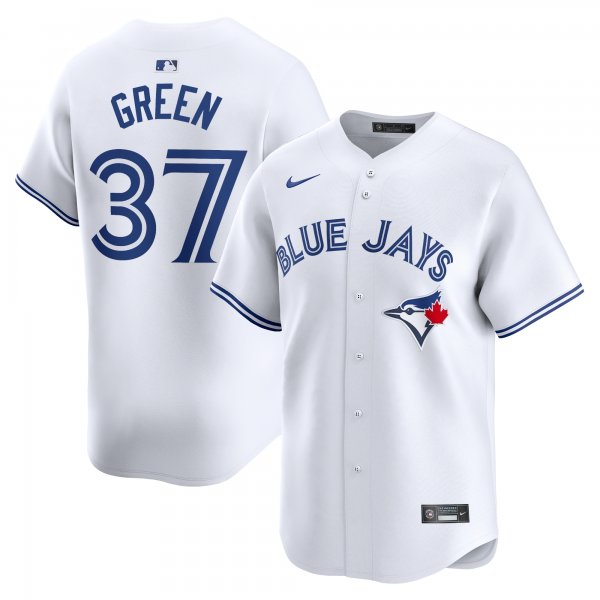 Men's Toronto Blue Jays Chad Green Nike White Home Limited Player Jersey