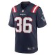 Men's New England Patriots Kevin Harris Nike Navy Game Player Jersey