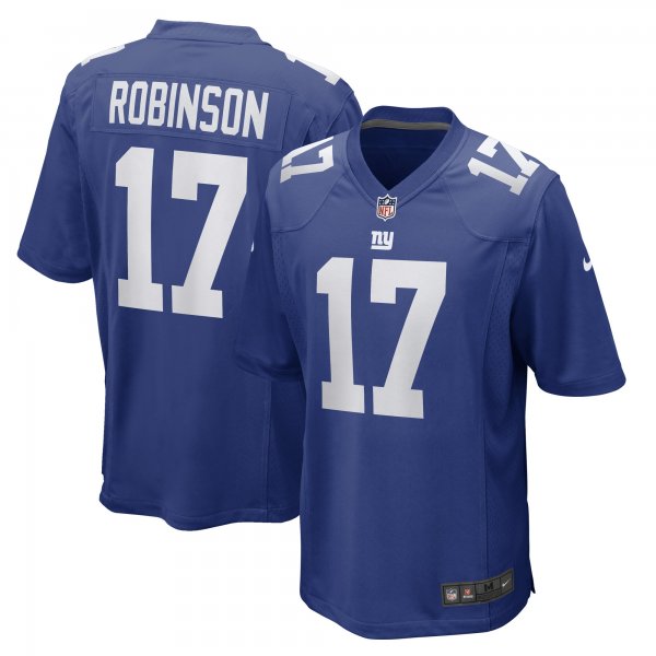 Men's New York Giants Wan'Dale Robinson Nike Royal Game Player Jersey