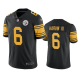 Men's Nike NFL Pittsburgh Steelers Harvin III #6 Color Rush Black Limited Jersey