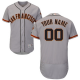 San Francisco Giants Gray Men's Customized Flex Base MLB Jersey