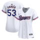 Women's Texas Rangers Adolis Garcia Nike White 2024 Gold Collection Limited Player Jersey