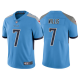 Men's Tennessee Titans Malik Willis #7 Light Blue Nike 2022 NFL Draft Vapor Limited Jersey