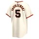 Men's San Francisco Giants Mike Yastrzemski Nike Cream Home Replica Player Jersey