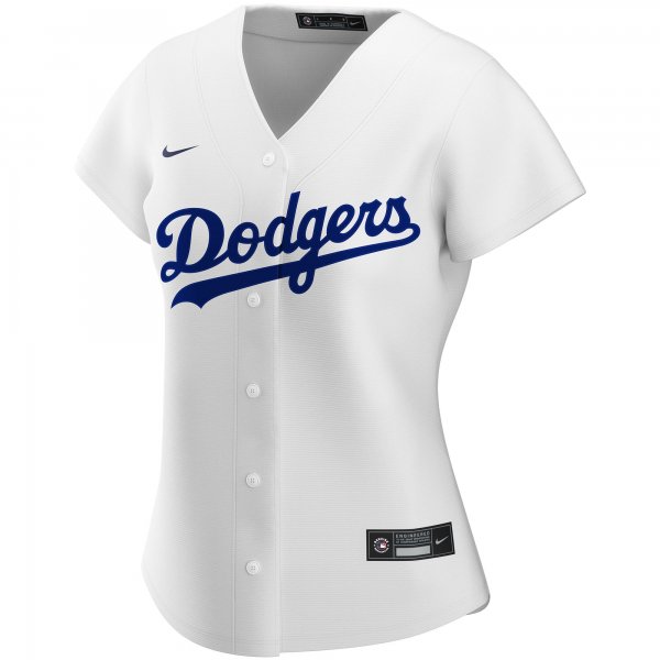 Women's Los Angeles Dodgers Nike White Home Replica Custom Jersey