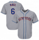 Men's New York Mets #6 Jeff McNeil Gray Road Cool Base MLB Jersey