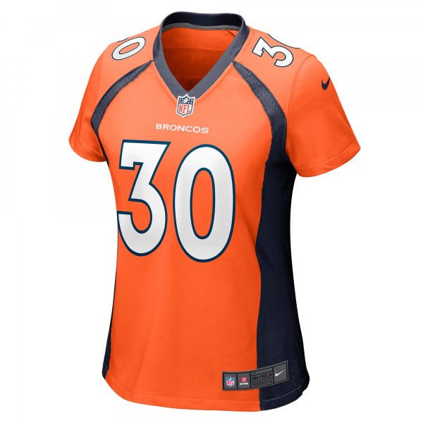 Women's Denver Broncos Caden Sterns Nike Orange Nike Game Jersey