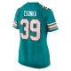 Women's Miami Dolphins Larry Csonka Nike Aqua Retired Player Jersey