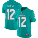 Men's Nike Miami Dolphins #12 Bob Griese Aqua Green Team Color Stitched NFL Vapor Untouchable Limited Jersey