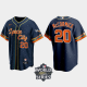 Houston Astros Chas McCormick 2021 City Connect Replica Men's MLB Jersey with 2022 World Series Patch - Navy