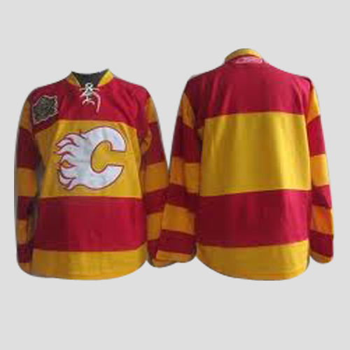 Calgary Flames 2011 Winter Classic Vintage Blank Stitched Red/Orange NHL Jersey