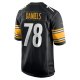 Men's Pittsburgh Steelers James Daniels Nike Black Game Player Jersey