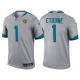 Men's Jacksonville Jaguars #1 Travis Etienne Silver 2021 Limited NFL Jersey