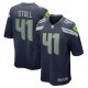 Men's Seattle Seahawks Chris Stoll Nike College Navy  Game Jersey