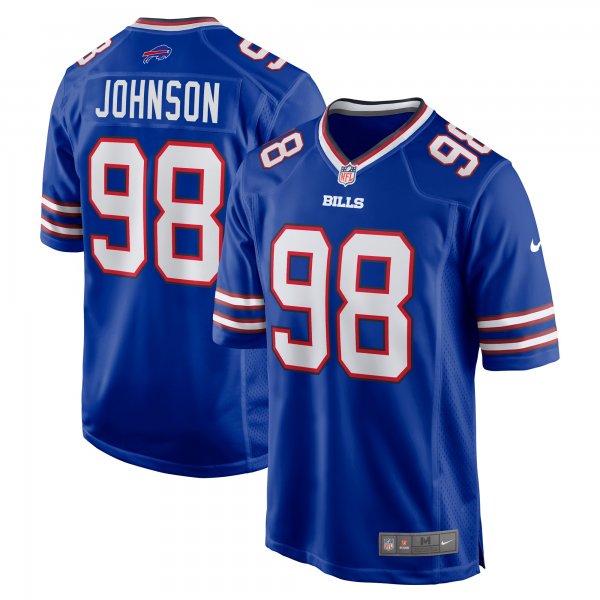 Men's Buffalo Bills Austin Johnson Nike  Royal  Game Jersey