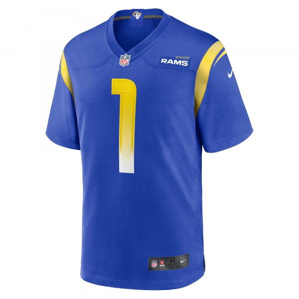 Men's Los Angeles Rams Jared Verse Nike Royal 2024 NFL Draft First Round Pick Player Game Jersey