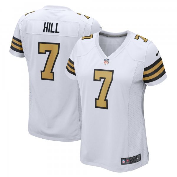 Women's New Orleans Saints Taysom Hill Nike  White Alternate Game Jersey