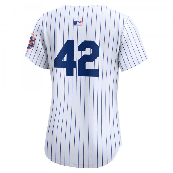 Women's New York Mets  Nike White 2024 Jackie Robinson Day Home Limited Jersey