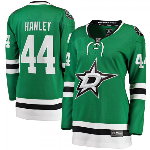 Women's Dallas Stars Joel Hanley Fanatics Kelly Green Home Breakaway Player Jersey