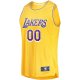 Youth Los Angeles Lakers Fanatics Gold Fast Break Custom Replica Jersey - Icon Edition