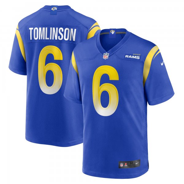 Men's Los Angeles Rams Tre'Vius Hodges-Tomlinson Nike  Royal Team Game Jersey