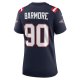 Women's New England Patriots Christian Barmore Nike Navy Player Game Jersey