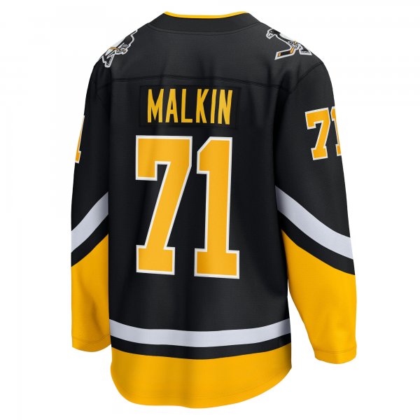 Men's Pittsburgh Penguins Evgeni Malkin Fanatics Black Alternate Premier Breakaway Player Jersey