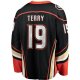 Men's Anaheim Ducks Troy Terry Fanatics Black Home Team Breakaway Player Jersey