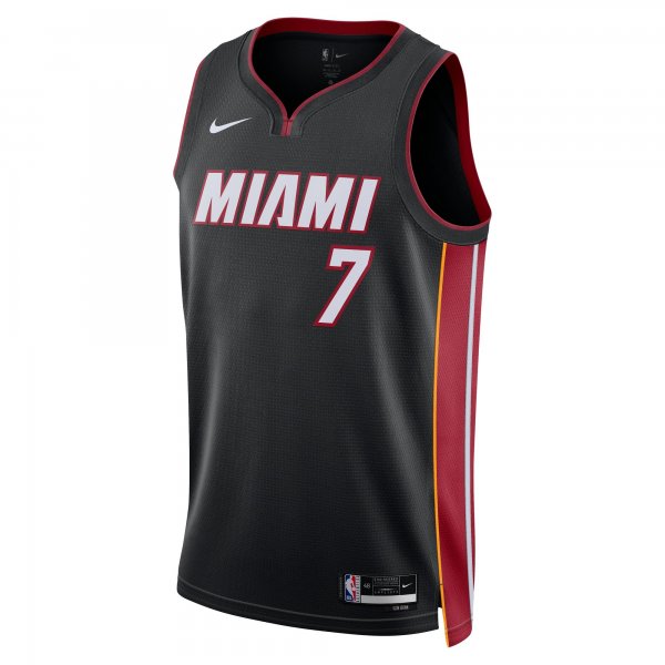 Unisex Miami Heat Kyle Lowry Nike Black Swingman Jersey - Icon Edition