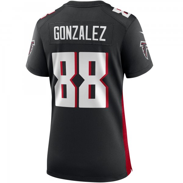 Women's Atlanta Falcons Tony Gonzalez Nike Black Game Retired Player Jersey