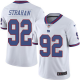 Men's Nike New York Giants #92 Michael Strahan White Stitched NFL Limited New Color Rush Jersey