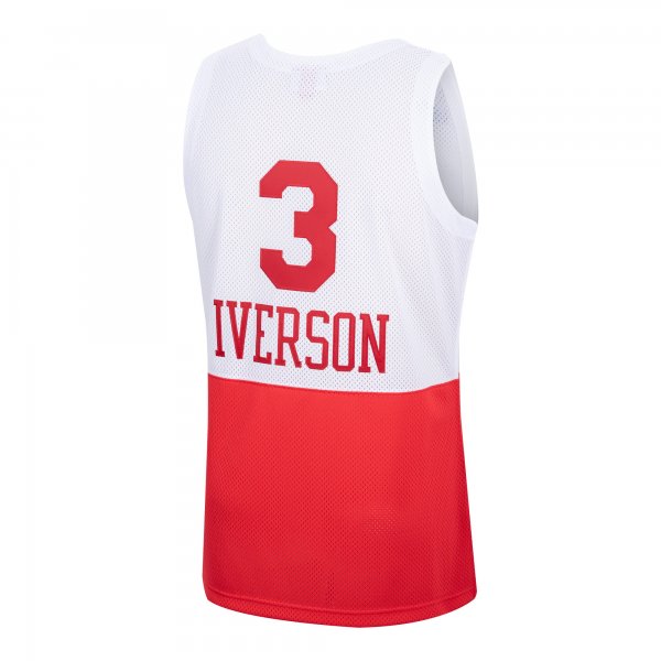 Men's Philadelphia 76ers Allen Iverson Mitchell & Ness White 2003/04 Hardwood Classics Jersey