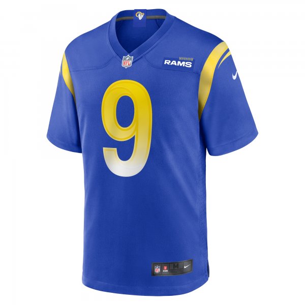 Men's Los Angeles Rams Matthew Stafford Nike Royal Player Game Jersey