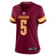 Women's Washington Commanders Jayden Daniels Nike Burgundy 2024 NFL Draft First Round Pick Player Game Jersey