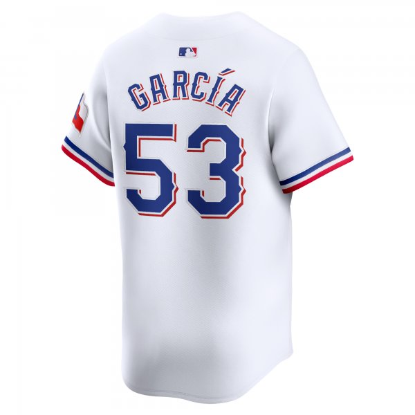 Youth Texas Rangers Adolis GarcÃÂ­a Nike White Home Limited Player Jersey