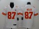 Men's #87 Travis Kelce Kansas City Chiefs Nike Atmosphere Fashion  White Limited Jersey