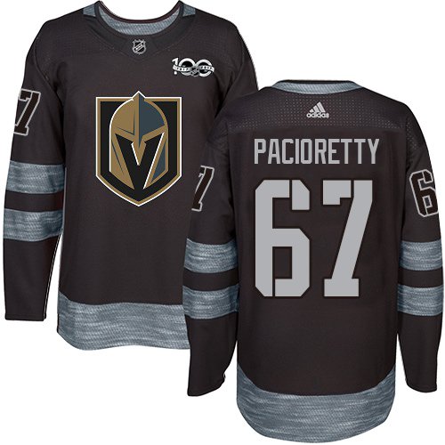 Adidas Vegas Golden Knights #67 Max Pacioretty Black 1917-2017 100th Anniversary Stitched NHL Jersey