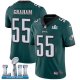 Nike Philadelphia Eagles #55 Brandon Graham Midnight Green Team Color Super Bowl LII Champions Youth Stitched NFL Vapor Untouchable Limited Jersey