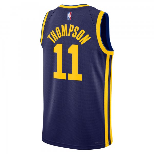 Unisex Golden State Warriors Klay Thompson Jordan Brand Navy Swingman Jersey - Statement Edition