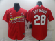 Men's St. Louis Cardinals #28 Nolan Arenado Red Stitched MLB Cool Base Nike Jersey