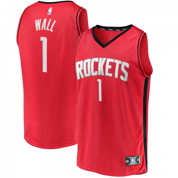 Youth Houston Rockets John Wall Fanatics Red Fast Break Replica Jersey - Icon Edition