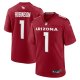 Men's Arizona Cardinals Darius Robinson Nike Cardinal 2024 NFL Draft First Round Pick Player Game Jersey