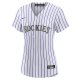 Women's Colorado Rockies Nike White Home Blank Replica Jersey