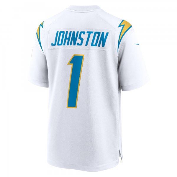 Men's Los Angeles Chargers Quentin Johnston Nike White Away Game Jersey