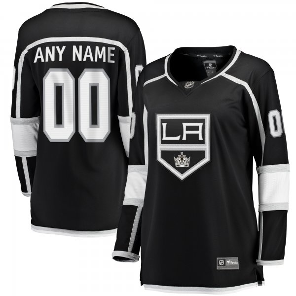 Women's Los Angeles Kings Fanatics Black Home Breakaway Custom Jersey