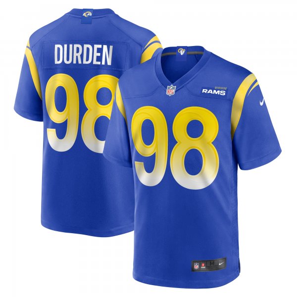 Men's Los Angeles Rams Cory Durden Nike  Royal  Game Jersey