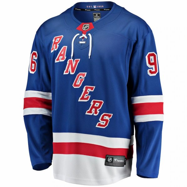 Men's New York Rangers Jack Roslovic Fanatics Blue Home PremierÃ¨ÂÂ½Breakaway Player Jersey