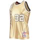 Men's Portland Trail Blazers Bill Walton Gold Mitchell & Ness 75th Anniversary 1976/77 Hardwood Classics Swingman Jersey