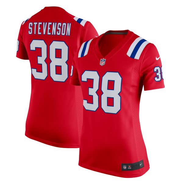 Women's New England Patriots Rhamondre Stevenson Nike Red Alternate Game Player Jersey