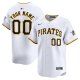 Men's Pittsburgh Pirates Nike White Home Limited Custom Jersey